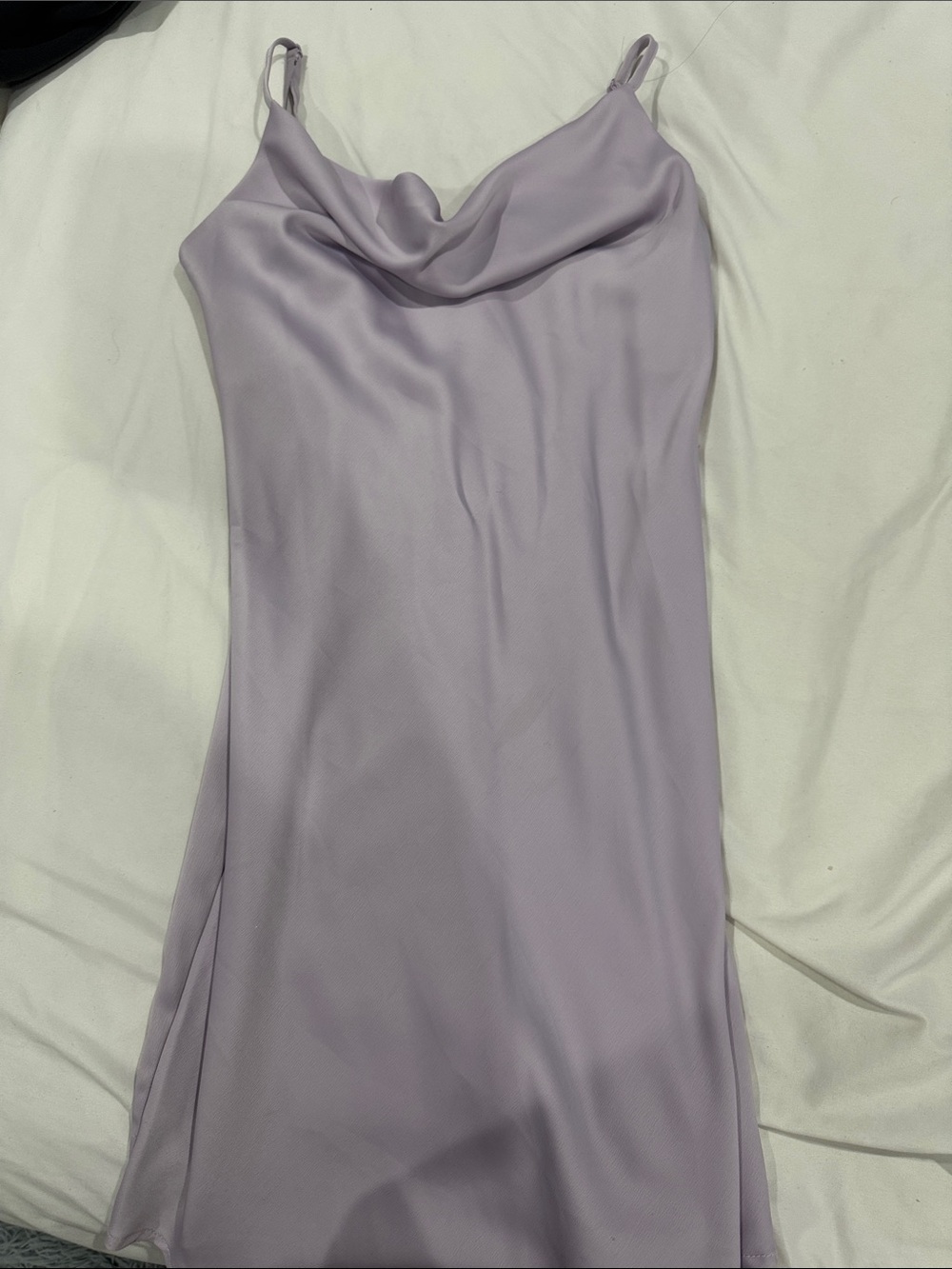 Urban outfitters light purple cowl neck mini dress